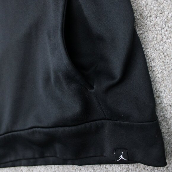 Jordan Hoodie Mens Medium Black Bulldogs Logo 100% Polyester Hooded Sweatshirt - Picture 9 of 16